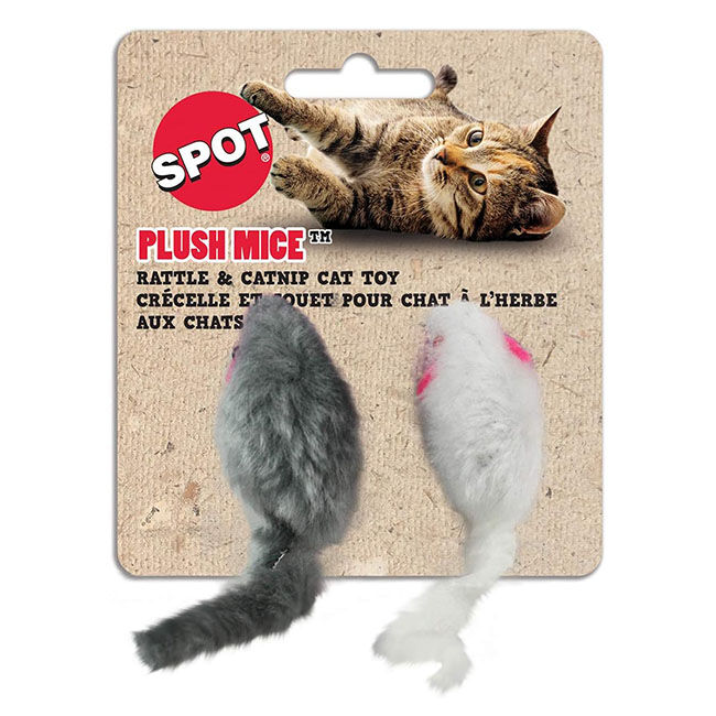 Spot Plush Mice Cat Toys - 2-Pack image number null