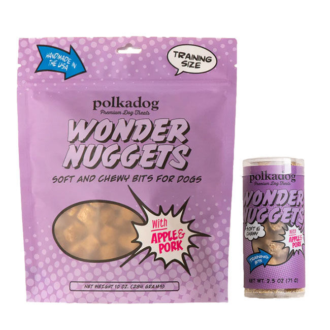 Polkadog Wonder Nuggets Dog Treats - Apple & Pork image number null