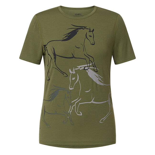 Kerrits Women's Liberty Horse Tee - Thyme image number null