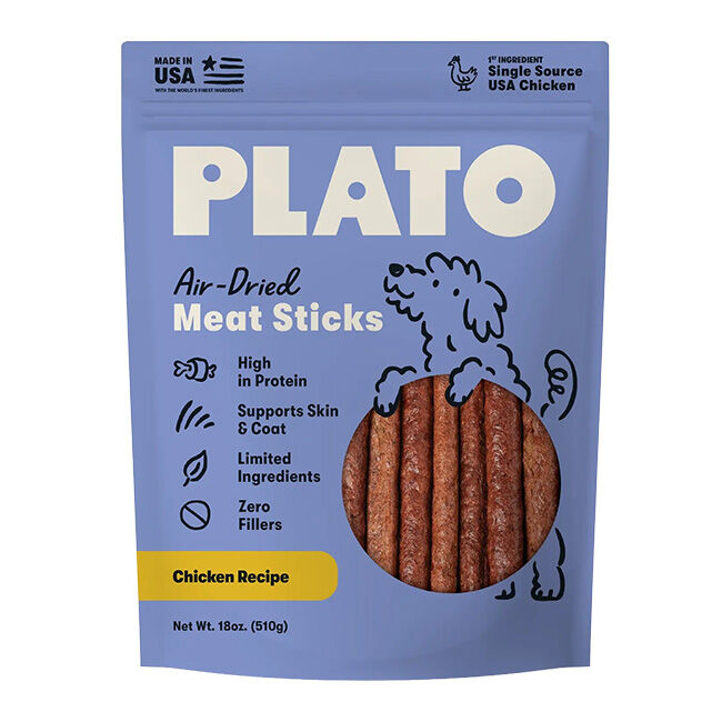 Plato Meat Sticks - Chicken Recipe - 18 oz image number null