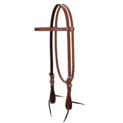 Weaver Synergy Latigo Lined Performance Headstall with Floral Designer Hardware