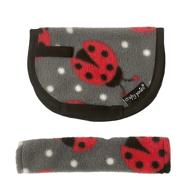 Crafty Ponies Toy Saddle Pad & Girth Cover - Ladybug image number null