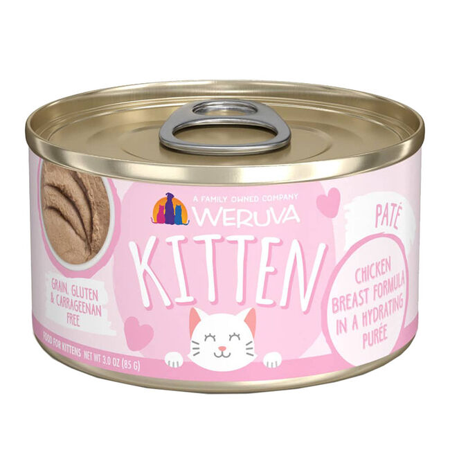 Weruva Kitten Food - Chicken Breast Formula in a Hydrating Puree - 3 oz image number null