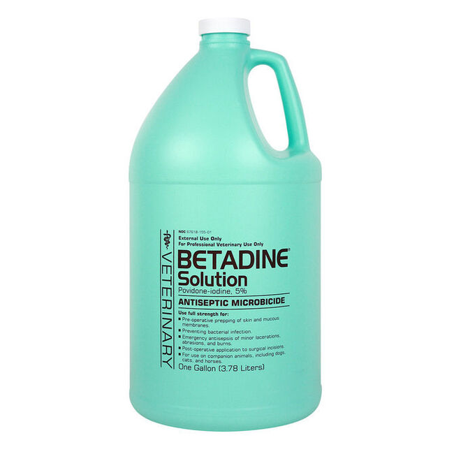 Betadine Veterinary Solution (povidone-iodine, 5%) image number null