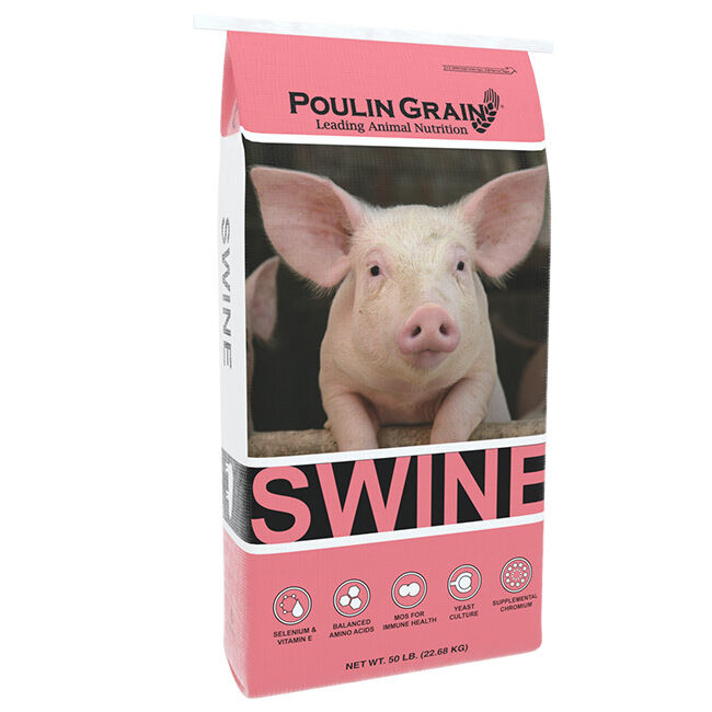 Poulin Grain Pig Starter - Crumblets - 50 lb image number null