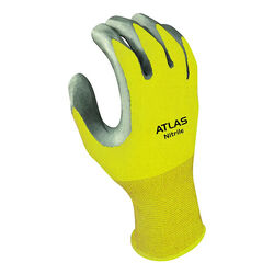 Atlas Glove 370 Nitrile Gloves - Yellow