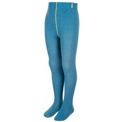 Janus Kids' Design Wool Tights - Blue - Closeout
