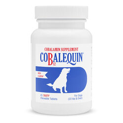 Nutramax Cobalequin B12 Supplement for Medium to Large Dogs, 45 Chewable Tablets