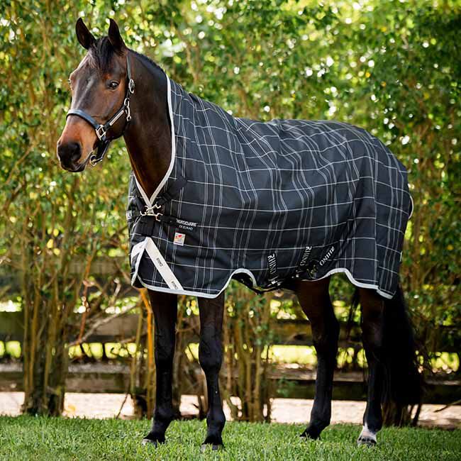 Horseware Rhino Wug with Vari-Layer (250g Medium) - Black Check image number null