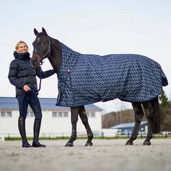Horze Avalanche Turnout Rug with High Neck and Fleece Lining - Closeout