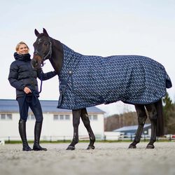 Horze Avalanche Turnout Rug with High Neck and Fleece Lining - Closeout