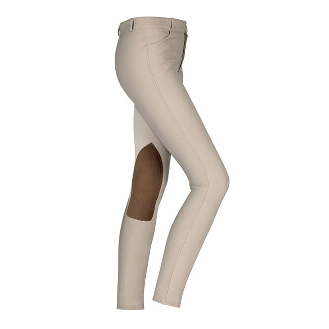 Shires Aubrion Kids' Cheshire Show Jodhpurs - Tan image number null