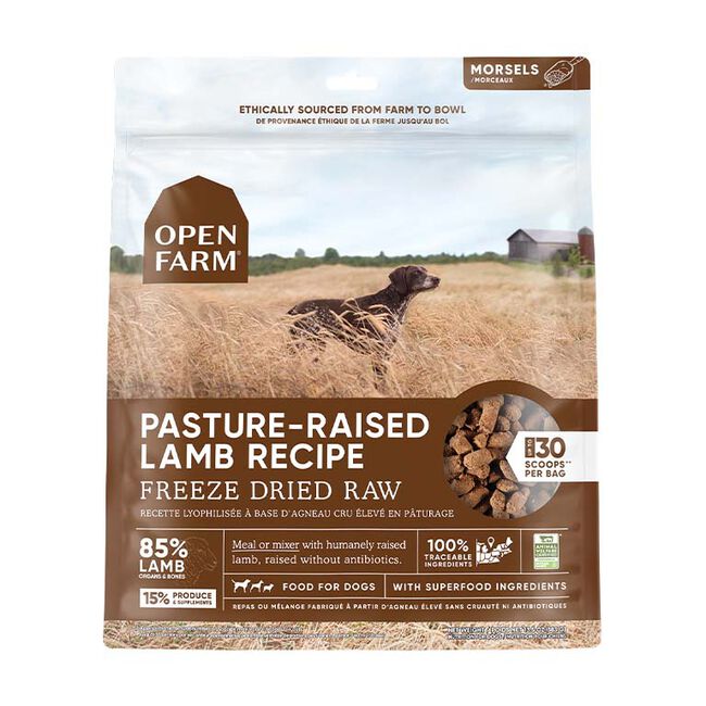 Open Farm Freeze Dried Raw Dog Food - Pasture-Raised Lamb image number null