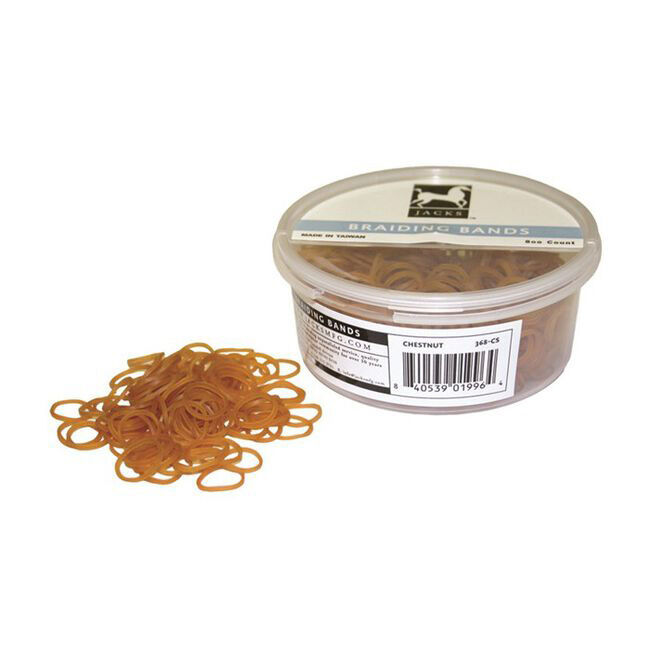 Jacks Manufacturing Braiding Bands - 800-Pack image number null