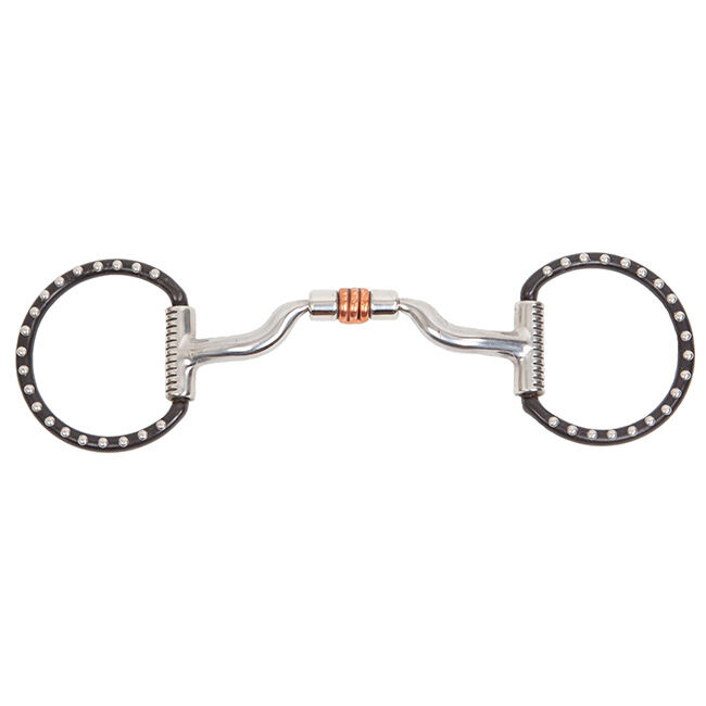 Myler Black Steel Western Dee with Low Medium Wide Ported MB 05 with Copper Roller image number null