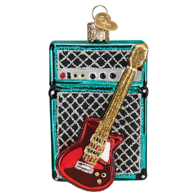 Old World Christmas Ornament - Guitar & Amp image number null