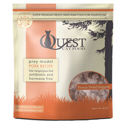 Steve's Real Food Quest Freeze-Dried Raw Nuggets Cat Food - Pork Recipe - 10 oz