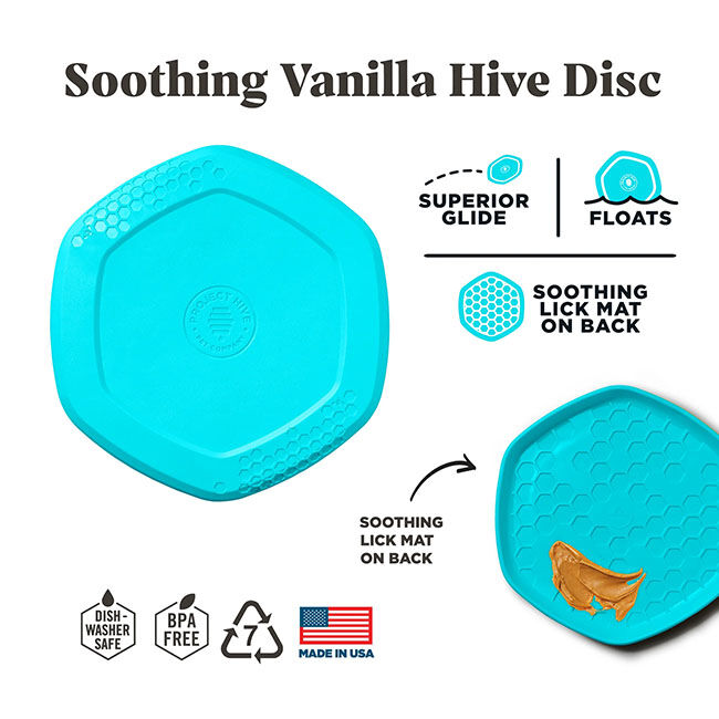 Project Hive Disc & Lick Mat - Soothing Vanilla Scent image number null