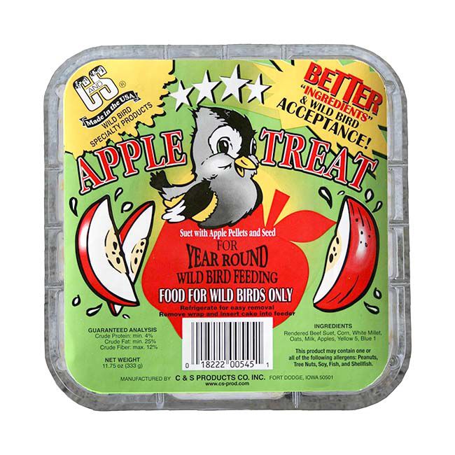 C&S Products Apple Treat Suet - 11.75 oz image number null