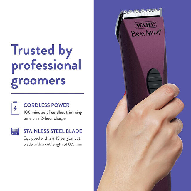 Wahl BravMini+ Cordless Clipper - Purple image number null