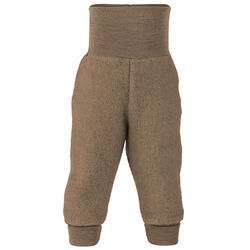 Engel Baby 100% Wool Fleece Pants - Walnut Melange