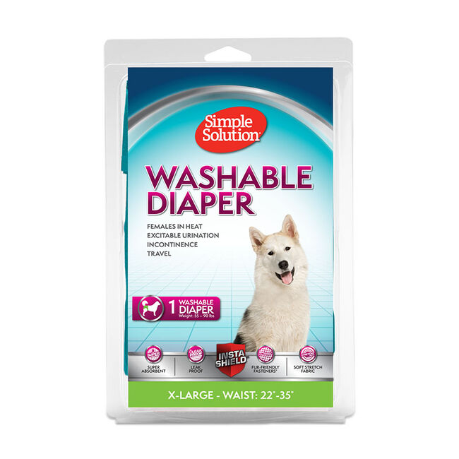 Simple Solution Washable Female Dog Diaper image number null