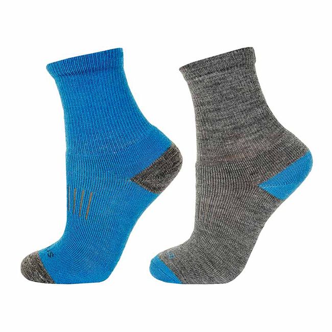 Janus Kids' Terry Wool Socks - 2 Pair - Blue image number null