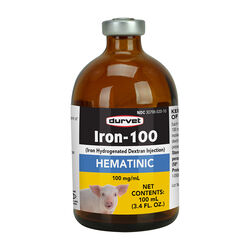 Durvet Iron-100 Hematinic Injectable - 100mL