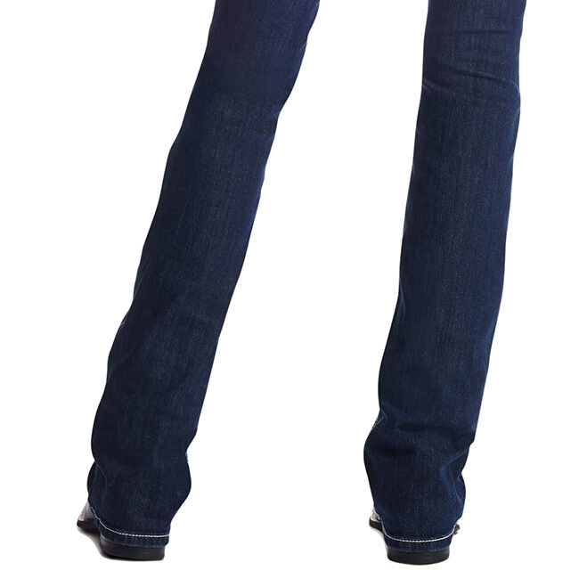 Ariat Women's R.E.A.L. Low Rise Stretch Rosy Whipstitch Boot Cut Jean - Lakeshore image number null