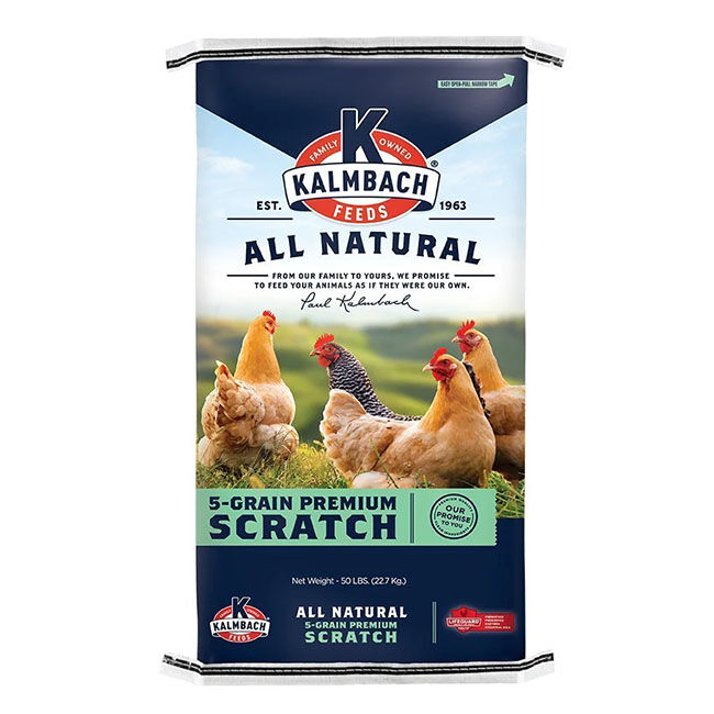 Kalmbach 5-Grain Premium Scratch Grain - 50lb image number null