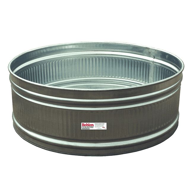 Behlen Country 3 ft. Galvanized Round Tank The Cheshire Horse