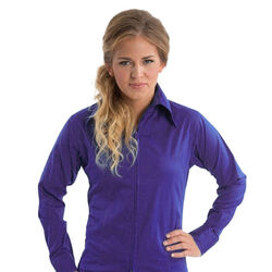 RHC Equestrian Women's Zip Up Fitted Show Shirt