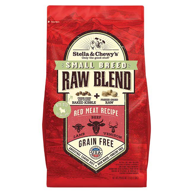 Stella & Chewy's Raw Blend Food for Small Breed Dogs - Red Meat Recipe - 3.5 lb image number null