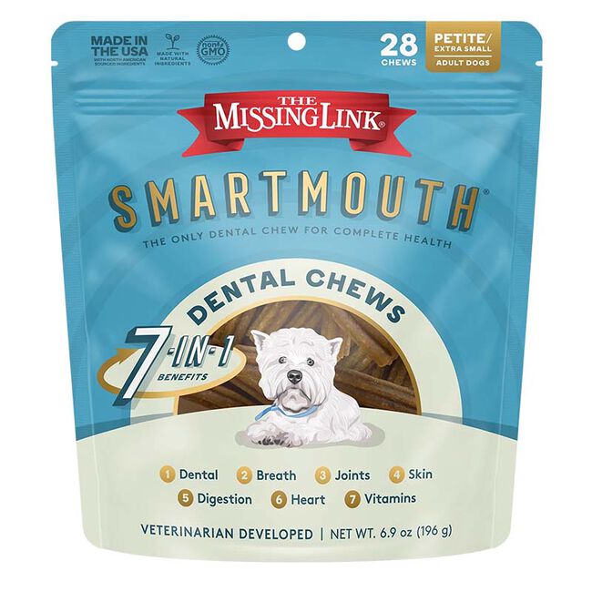The Missing Link Smartmouth Dental Chews for Dogs image number null