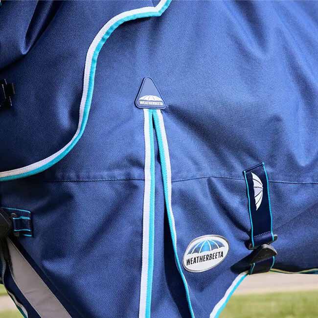 WeatherBeeta ComFiTec Ultra Hardi Detach-A-Neck - Medium - Blue/Bright Blue/White image number null