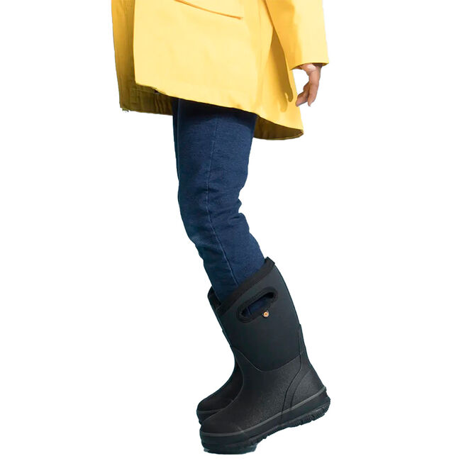 Bogs Kids' Classic High Handles Boots - Black image number null