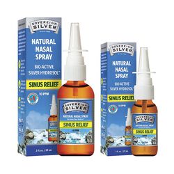 Sovereign Silver Natural Nasal Spray - Bio-Active Silver Hydrosol Sinus Relief
