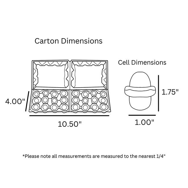 EggCartons.com Quail 12-Egg Plastic Carton image number null