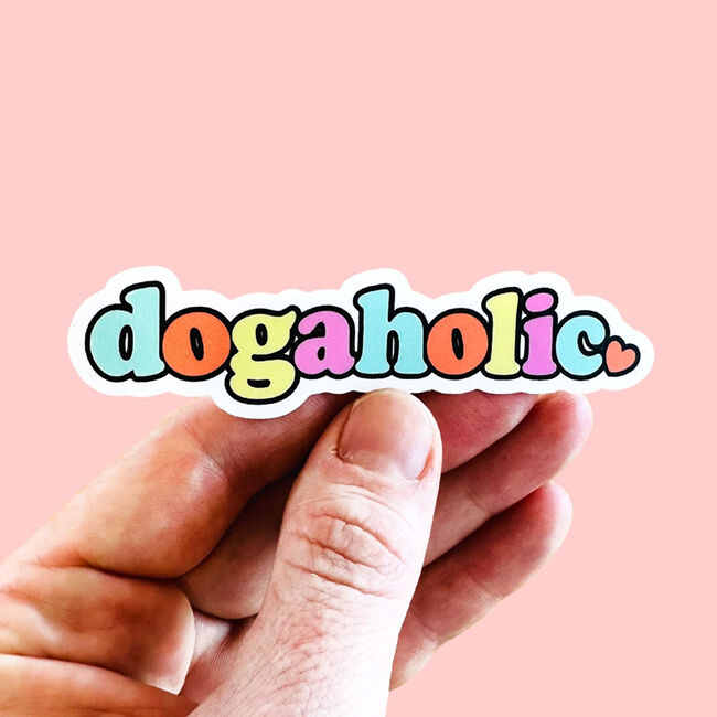 Bad Tags Stickers - Dogaholic image number null