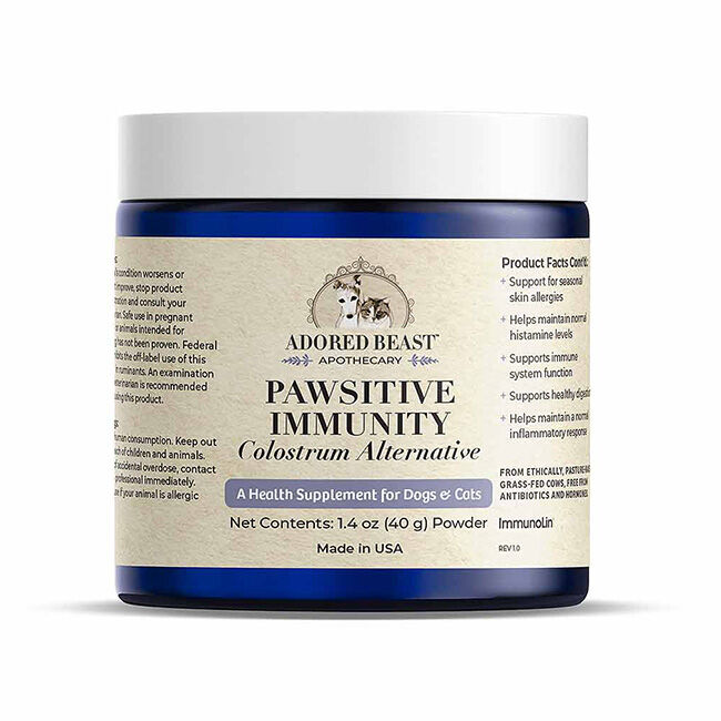 Adored Beast Apothecary Pawsitive Immunity - Colostrum Alternative for Dogs & Cats - 40 g image number null