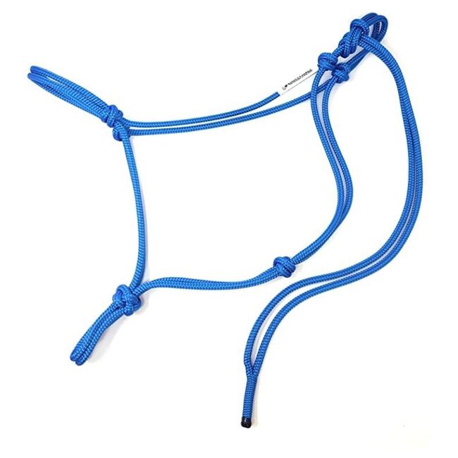 Knotty Girlz Soft 2-Knot Halter - 1/4" Premium Polyester Yacht Braid image number null