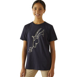 Ariat Kids' Hay Girl T-Shirt - Navy