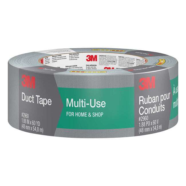 3M Scotch 1.88 in x 60 yd Silver Duct Tape image number null