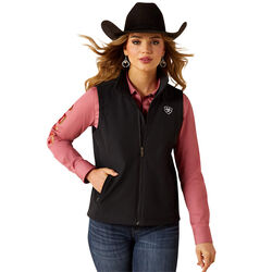 Ariat Women's Logo Softshell Vest - Black