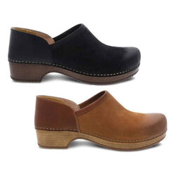 Dansko Brenna Burnished Suede Clog