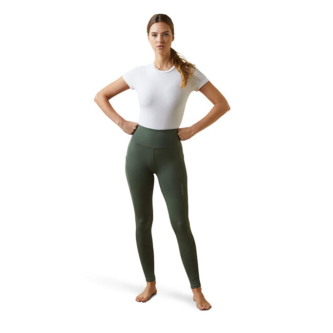 Ariat Women's Breathe Eos Half Grip Recycled Materials Tight - Beetle image number null