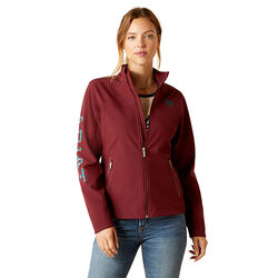 Ariat Women's New Team Softshell Jacket - Tawny Port/Baja