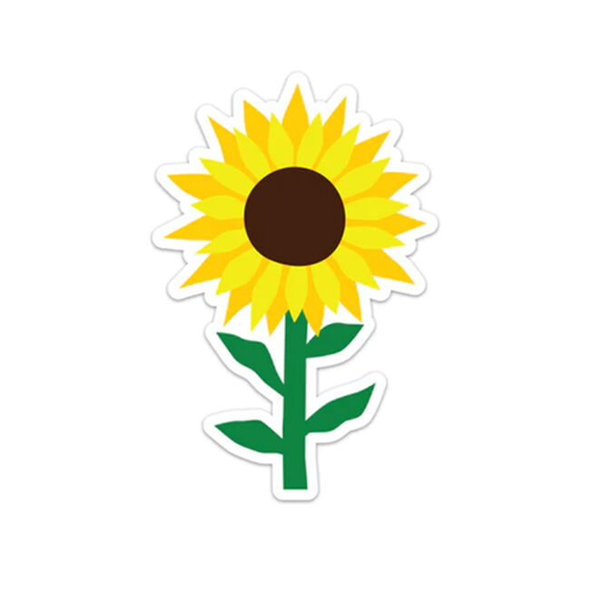 R. Nichols Die-Cut Sticker - Sunflower image number null