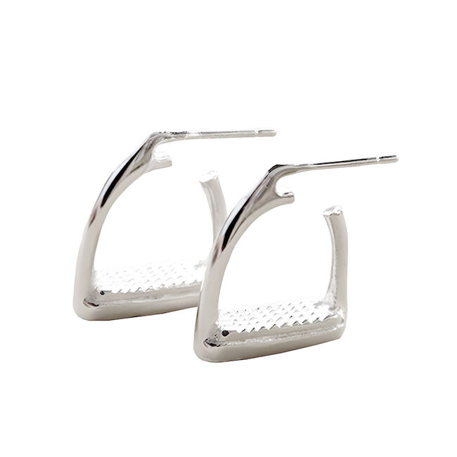 Loriece Horse Stirrup Hoop Earrings image number null