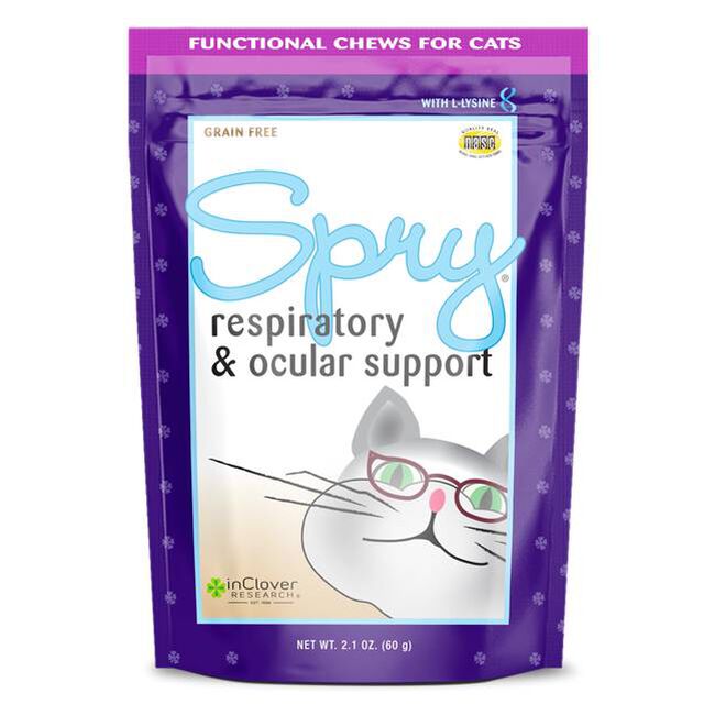 InClover Spry Respiratory & Occular Support Treats for Cats - 2.1 oz image number null
